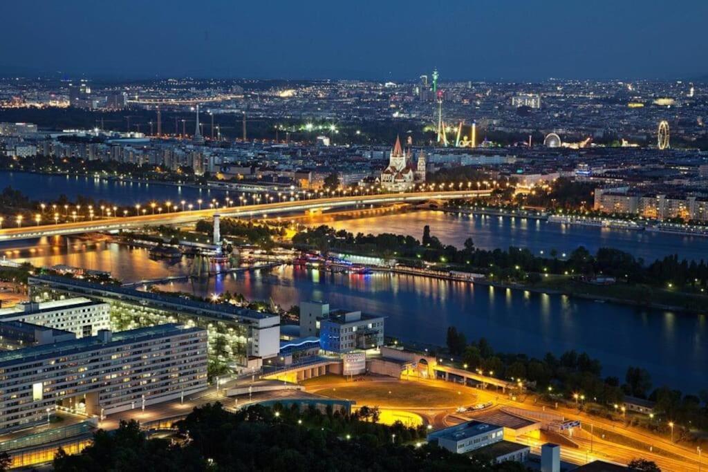 Schoenes Living Am Donauufer Wien Eksteriør bilde